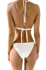 Solid off-white bikini-Ref. Maori/Palau