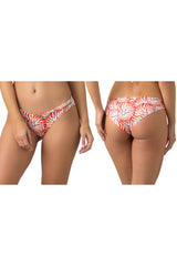 Bikini set with seashell print in red - Ref. Macarena