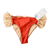 Bikini set in solid terracotta - Ref. Vallarta