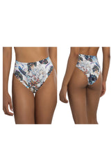 Bikini with white floral print-Ref. Eagle