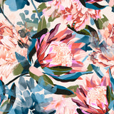 Multicolor floral print pareo - Ref. Exuma