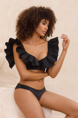 Solid black bikini-Ref. Placenia/Hapuna