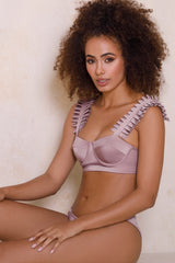 Solid lavender bikini for women - Ref. Greece