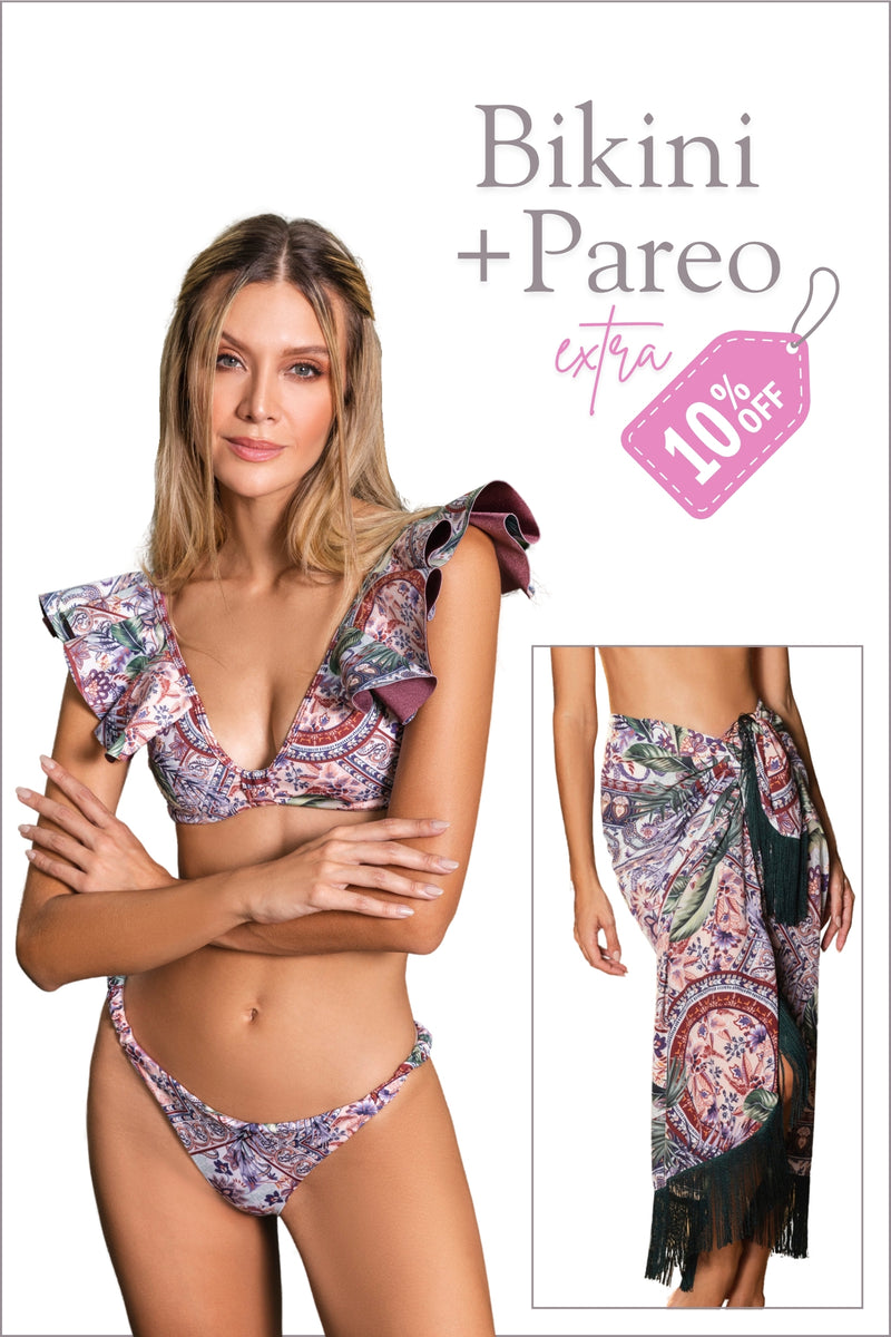 Bikini Tanzania/Caico + Pareo Exuma
