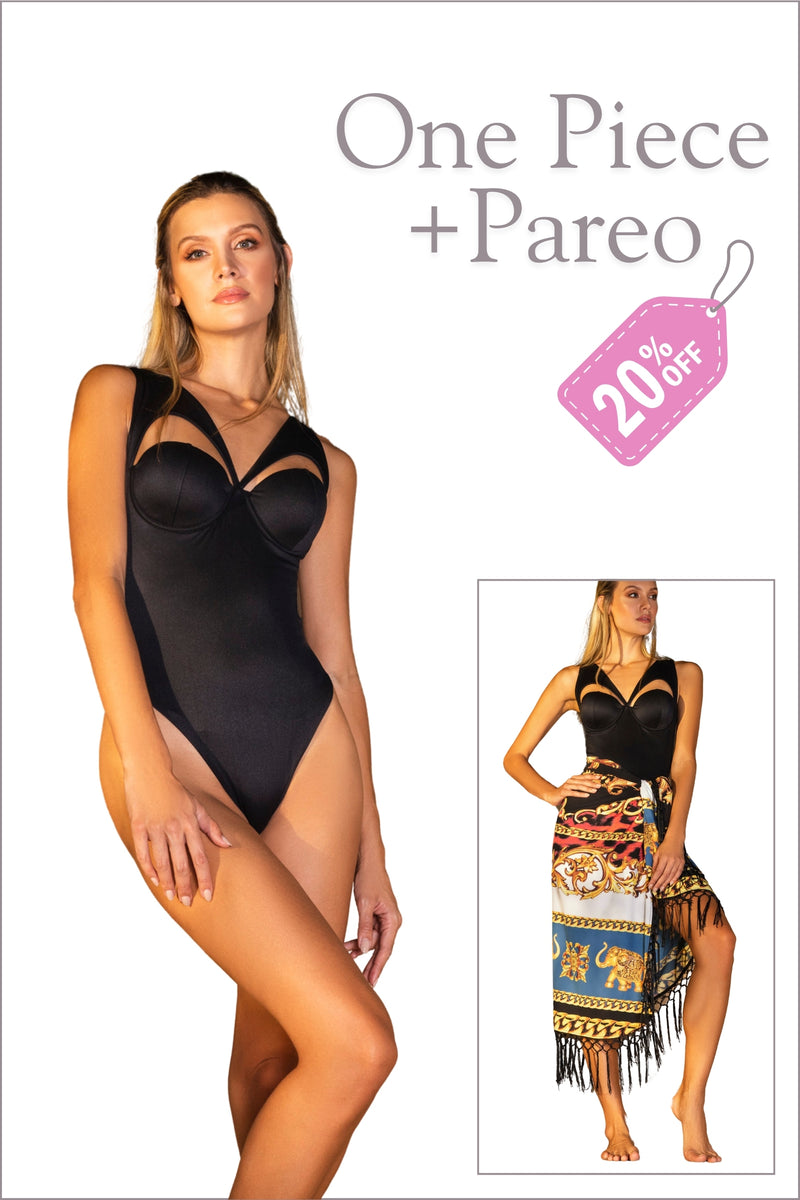 One Piece Maldiva + Pareo Exuma