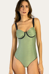 One Piece Indico + Pareo Ipanema