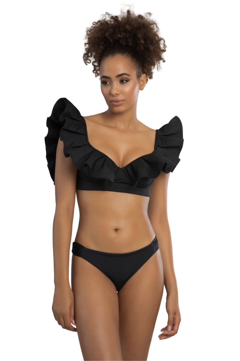 Solid black bikini-Ref. Placenia/Hapuna