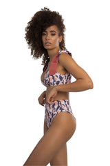 Bikini with purple artistic print-Ref. Negril/Sicilia