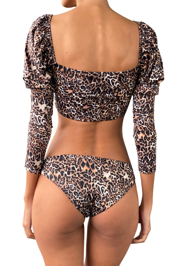 Bronze animal print bikini - Ref. Nissi