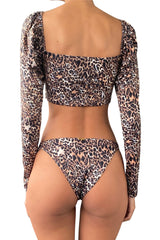 Bronze animal print bikini - Ref. Nissi