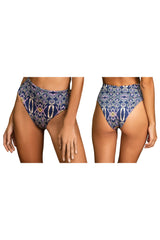 Blue ethnic print bikini - Ref. Bondi