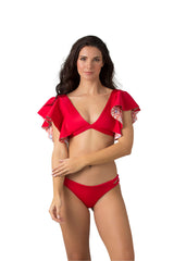 Bikini set for women in solid red - Ref. Corcega/Egeo