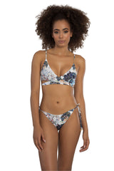 Bikini with white floral print-Ref. Eagle/Palau