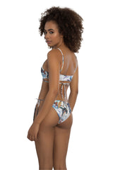 Bikini with white floral print-Ref. Eagle/Palau