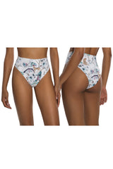 Bikini with white watercolor print-Ref. Pigeon